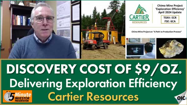 Delivering Exploration Efficiency – Cartier Resources – 5-Minute Investor Presentation
